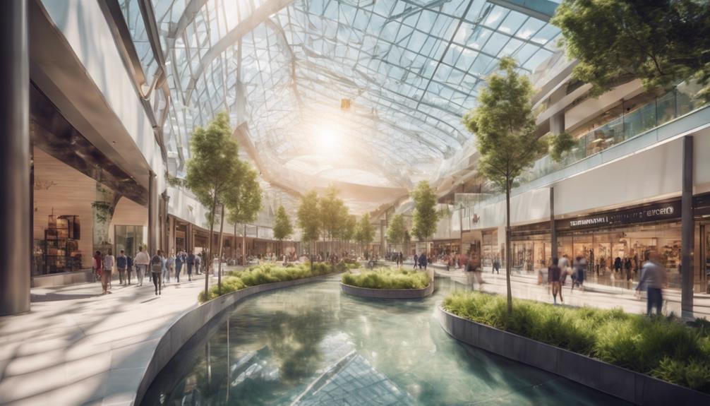 eco friendly mall construction benefits