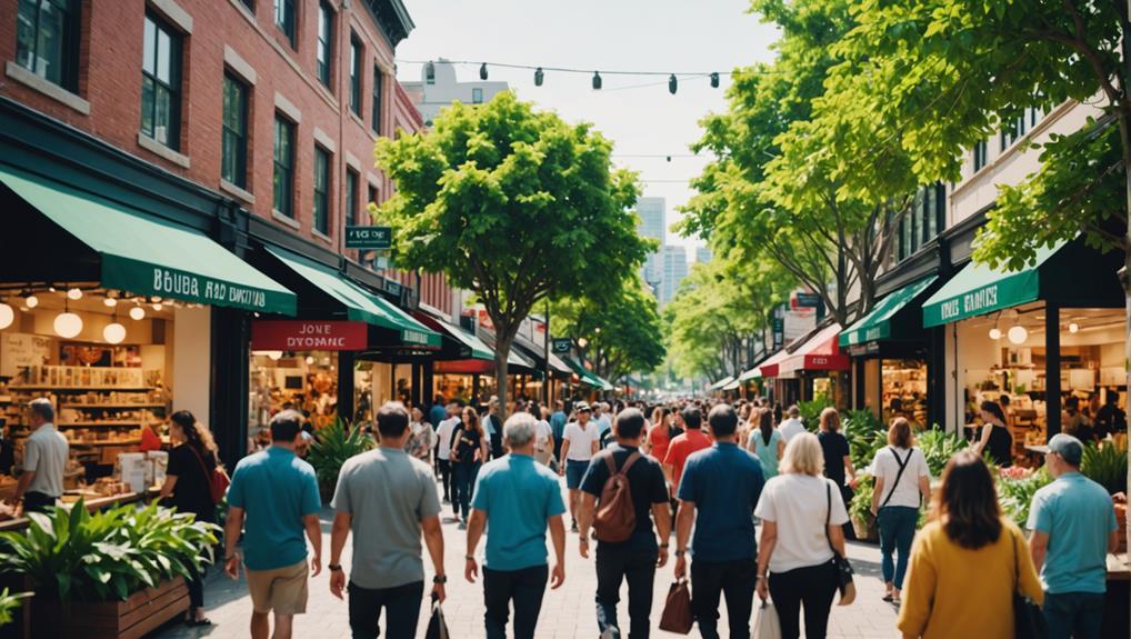 retail hubs boost community